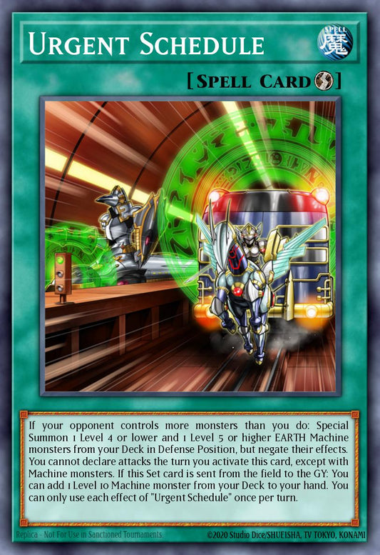 Urgent Schedule - RA05-EN064 - Ultimate Rare