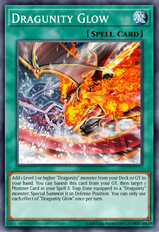 Dragunity Glow - BLGG-EN117 - Secret Rare