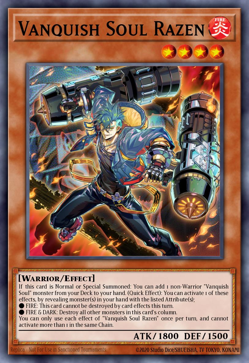 Vanquish Soul Razen - RA05-EN134 - PLatinum Secret Rare