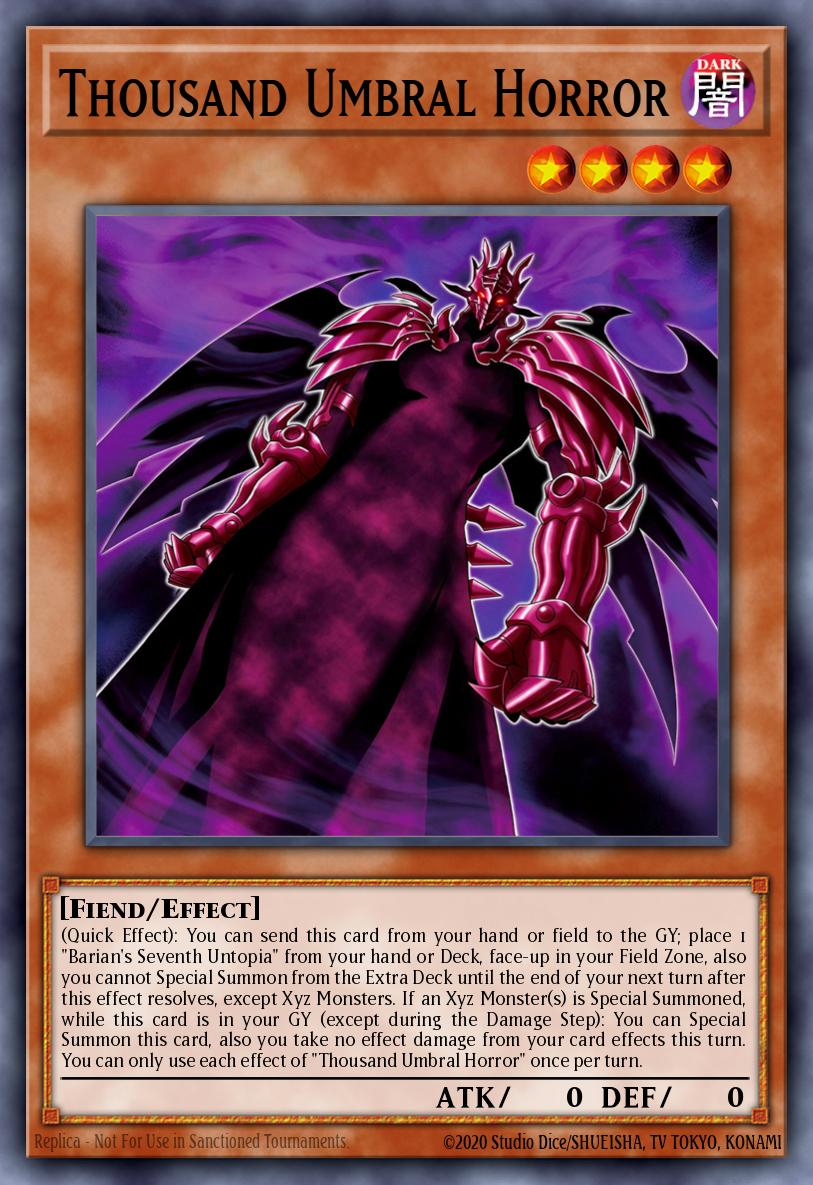 Thousand Umbral Horror - BETB-EN008 - Super Rare
