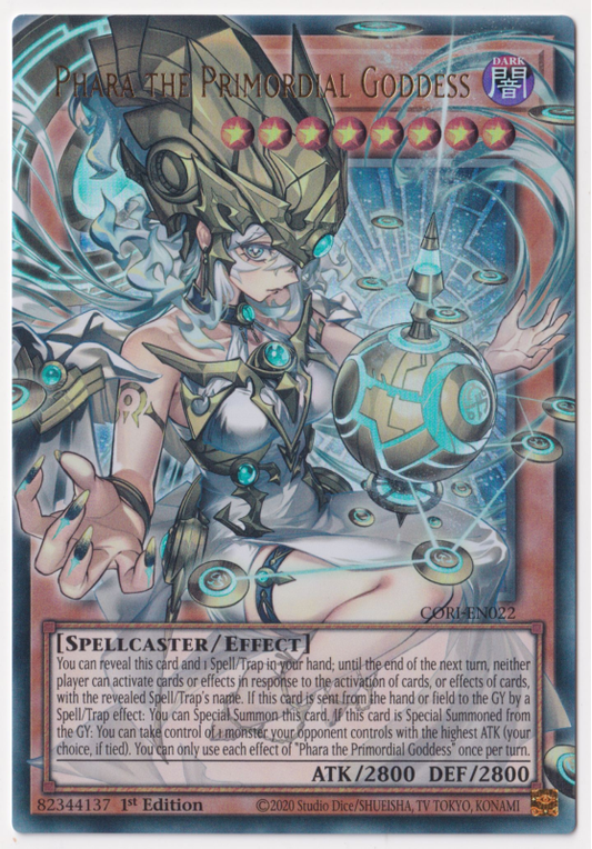 Phara the Primordial Goddess (Overframe) - CORI-EN022 - Ultra Rare