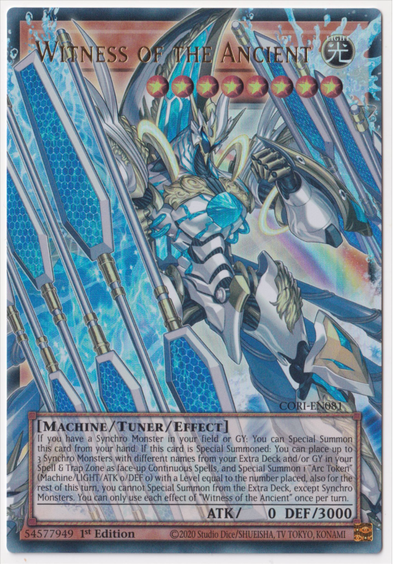 Witness of the Ancient (Overframe)- CORI-EN081 - Ultra Rare
