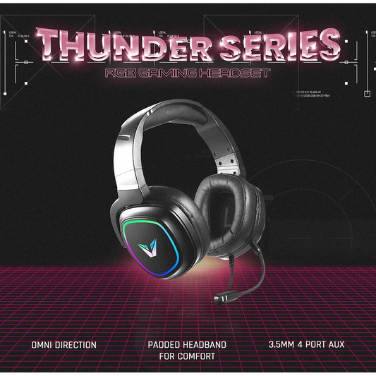 VX Gaming Thunder series Gaming Headset RGB - Image 2