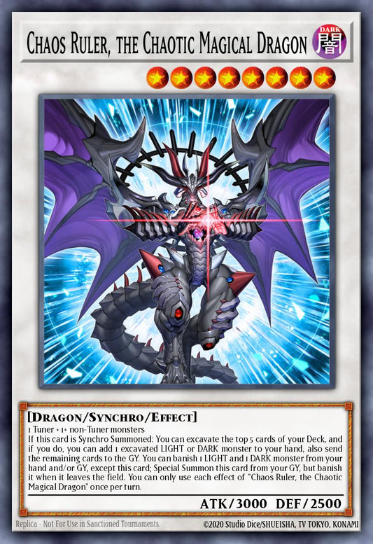 Chaos Ruler, the Chaotic Magical Dragon - MP25-EN150 - Prismatic Secret Rare