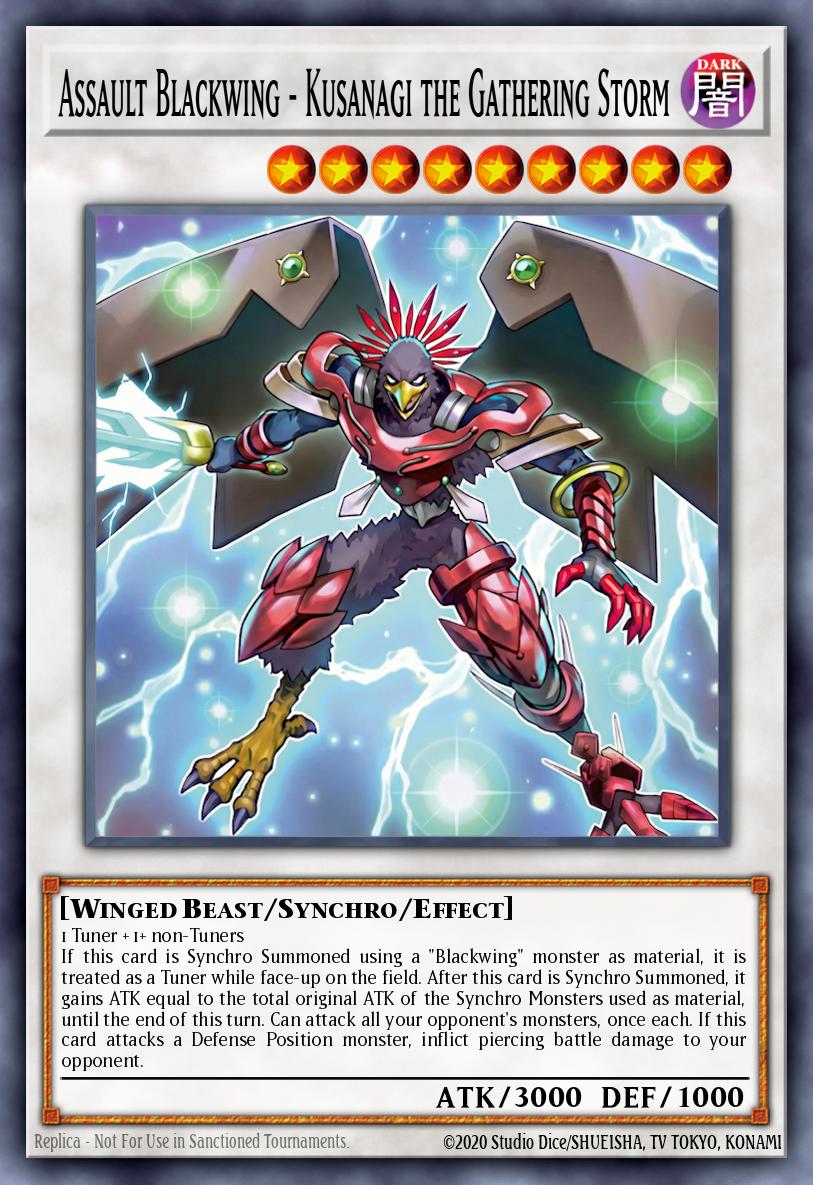 Assault Blackwing - Kusanagi the Gathering Storm - MAMO-EN026 - Ultra Rare