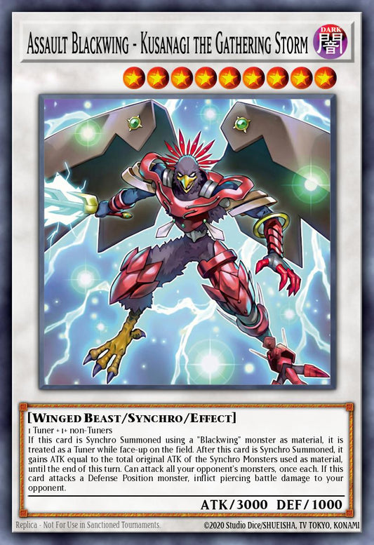 Assault Blackwing - Kusanagi the Gathering Storm - MAMO-EN026 - Ultra Rare