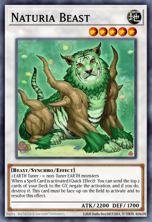 Naturia Beast - RA03-EN238 - Platinum Secret Rare