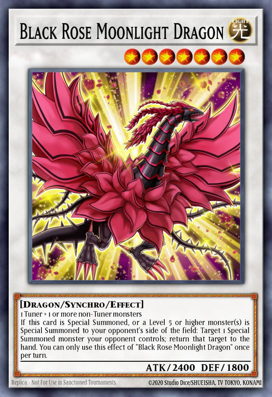 Black Rose Moonlight Dragon - RA03-EN038 - Platinum Secret Rare