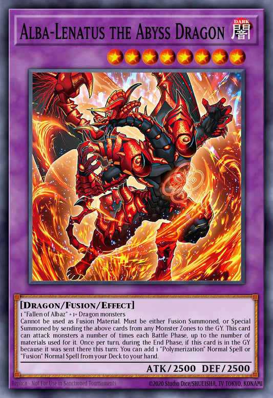 Alba-Lenatus the Abyss Dragon - Ultra Rare - CH01-EN045