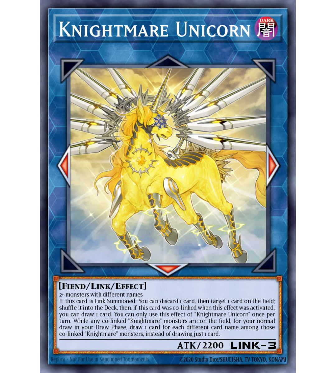 Knightmare Unicorn Ultra Rare RA01-EN043