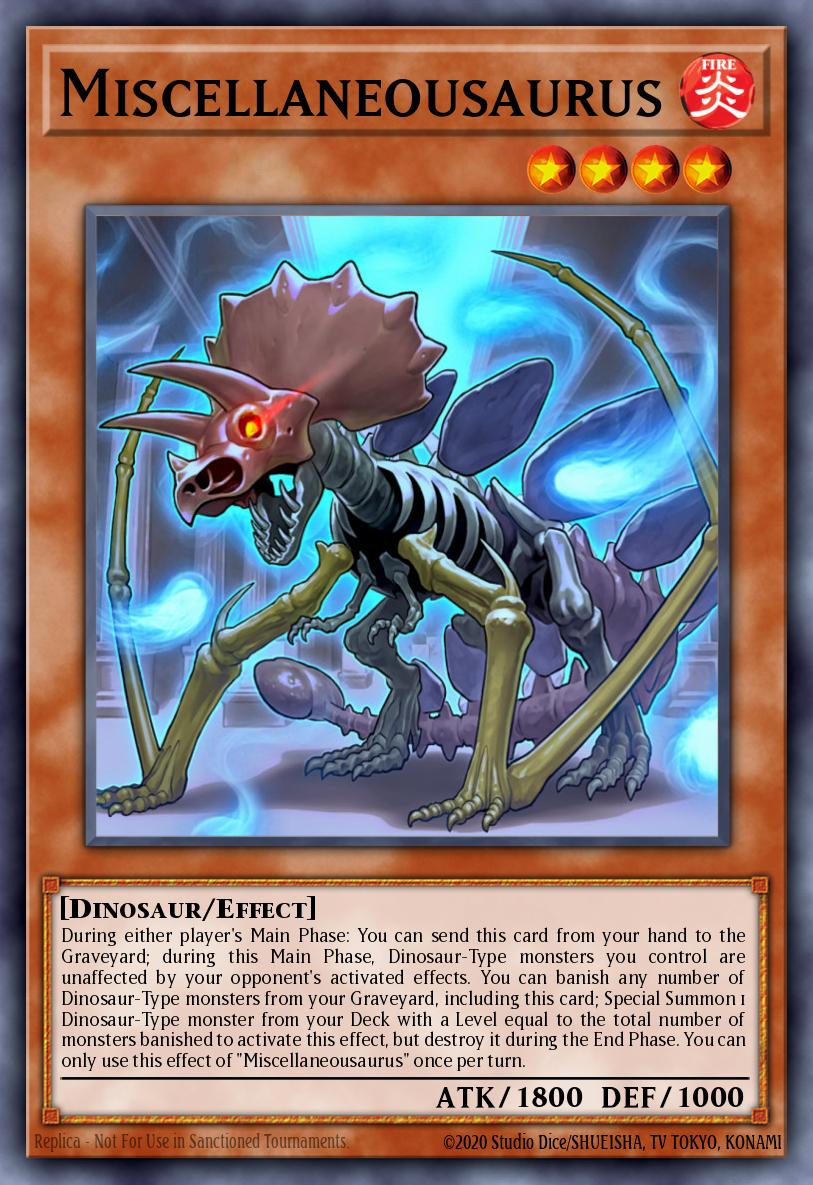 Miscellaneousaurus - RA04-EN022 - Super Rare