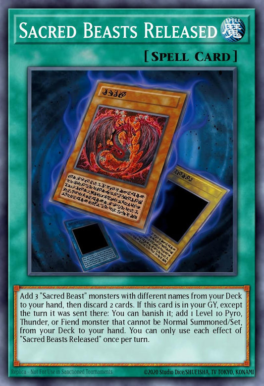 Sacred Beasts Released - CORI-EN047 - Super Rare