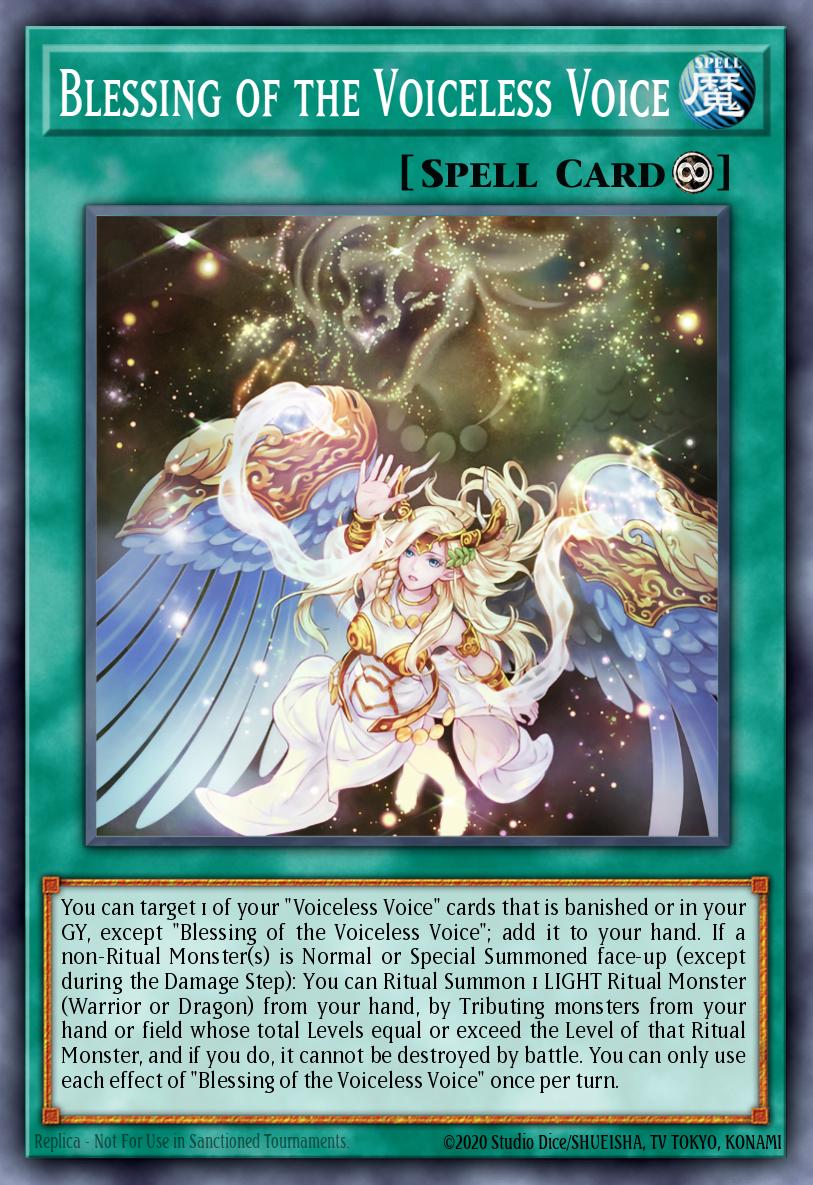 Blessing of the Voiceless Voice - MP25-EN198 - Ultra Rare