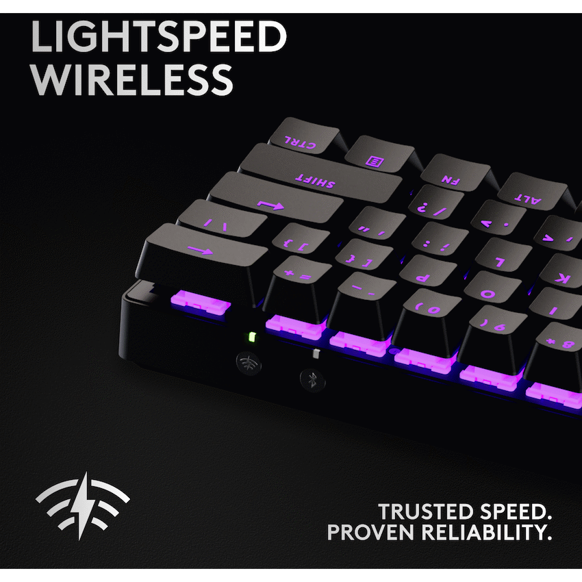 Logitech(R) G PRO X 60 Lightspeed Gaming Keyboard - Black - Image 3