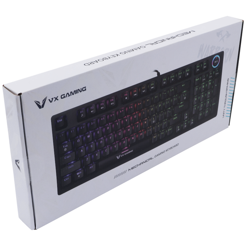 VX Gaming Warborn RGB TKL Mechanical Keyboard - Image 3