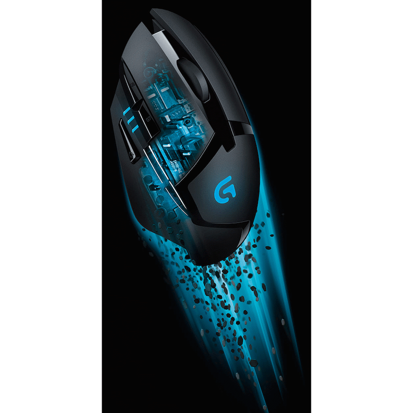 Logitech G402 Hyperion Fury Wired Gaming Mouse - Black - Image 3