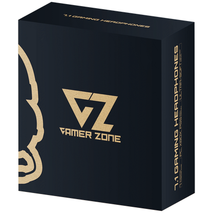 Gamer Zone '' series Pro Gaming Headset - Black & Red - Image 3