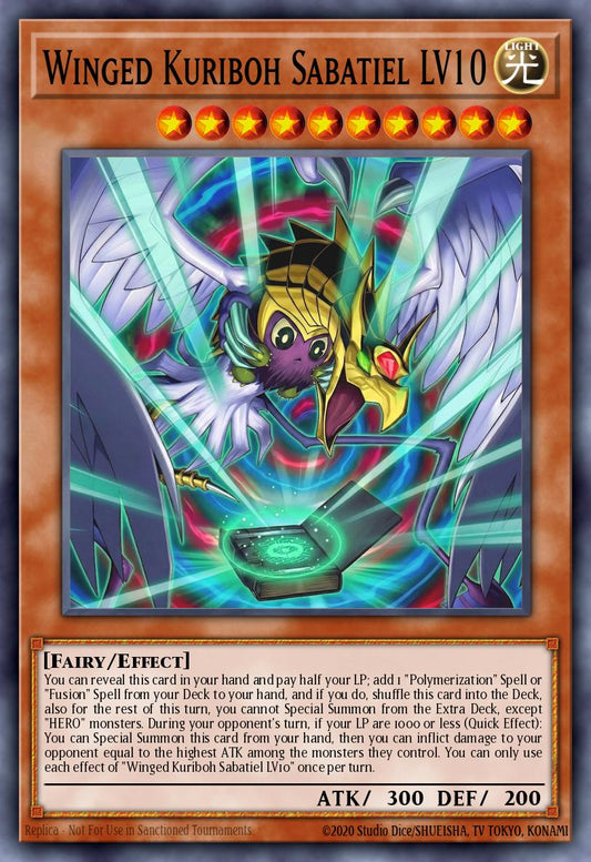 Winged Kuriboh Sabatiel LV10 - MAMO-EN006 - Ultra Rare