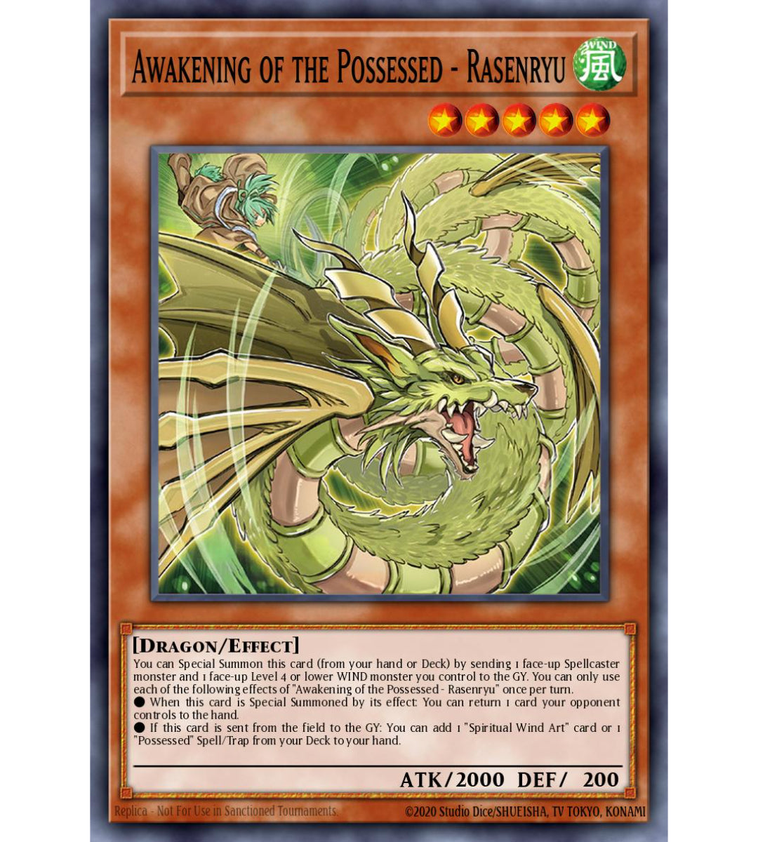 Awakening of the Possessed - Rasenryu - Ultra Rare - CH02-EN019