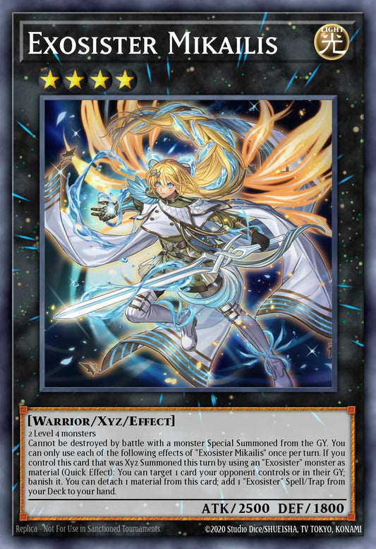 Exosister Mikailis - RA05-EN050 - PLatinum Secret Rare