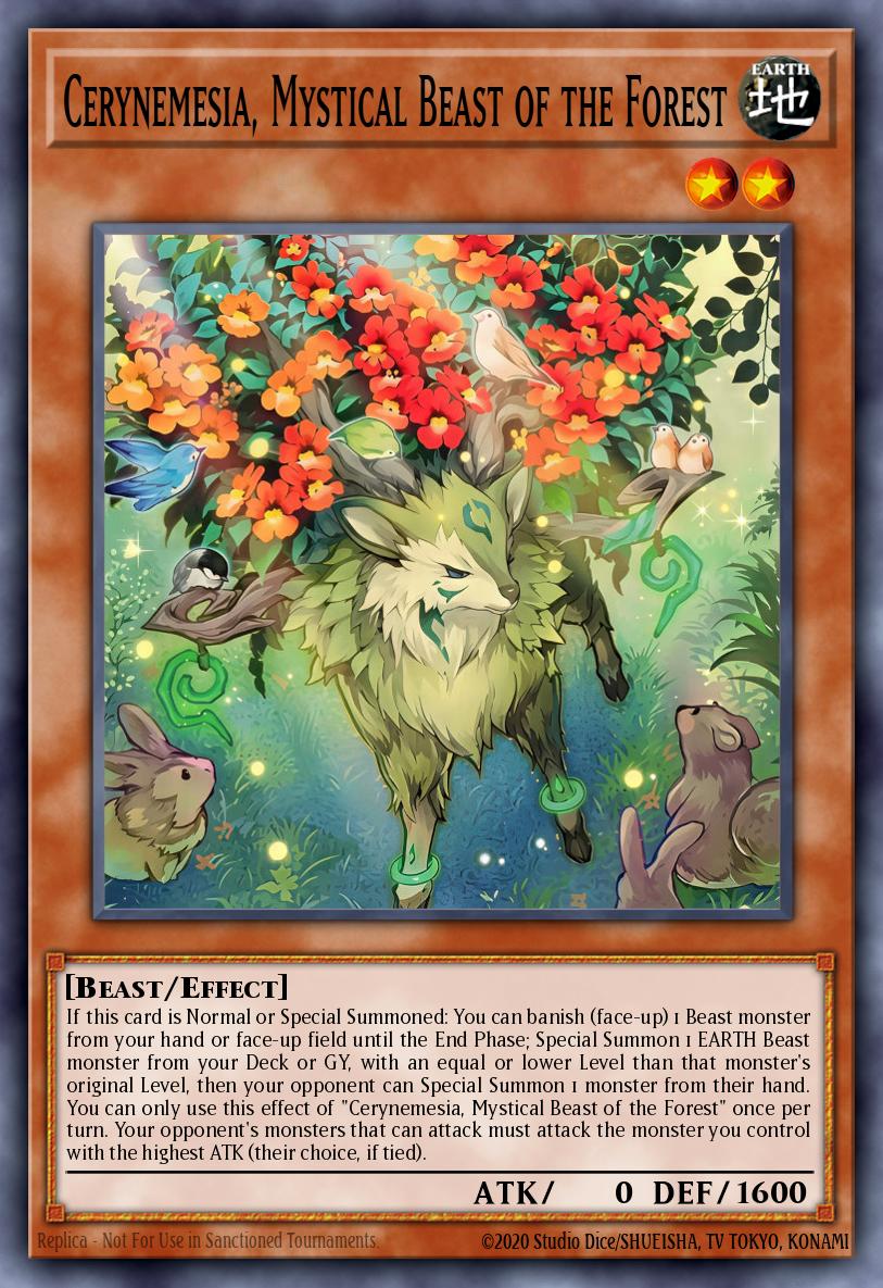 Cerynemesia, Mystical Beast of the Forest - CORI-EN087 - Common