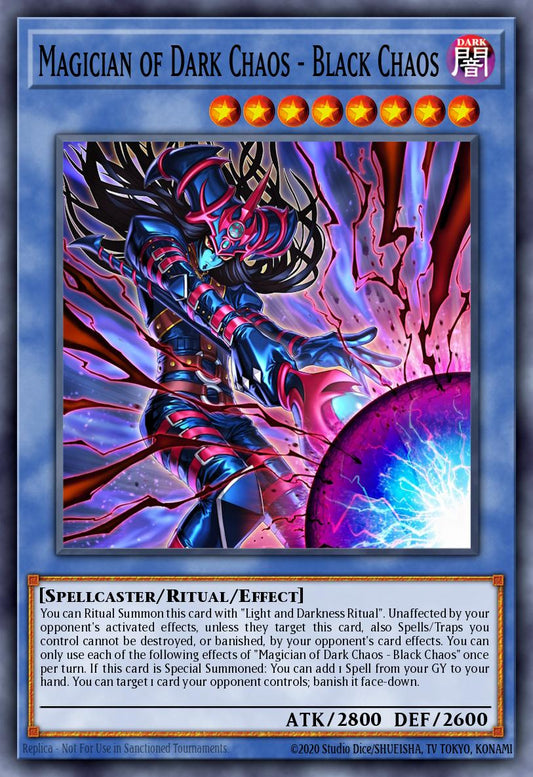 Magician of Dark Chaos - Black Chaos - CORI-EN027 - Secret Rare