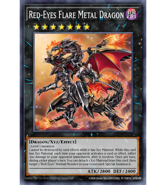 Red-Eyes Flare Metal Dragon - Secret Rare - RA01-EN038