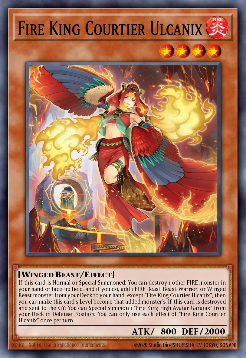Fire King Courtier Ulcanix - MP25-EN262 - Ultra Rare