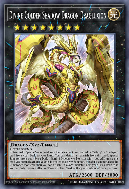 Divine Golden Shadow Dragon Dragluxion - MAMO-EN085 - Ultra Rare