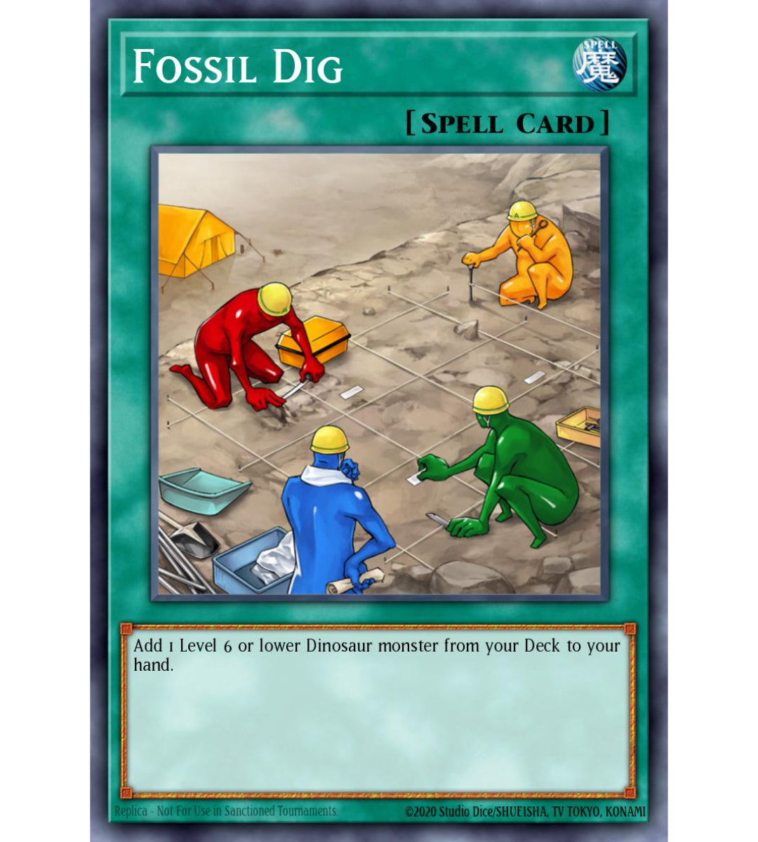 Fossil Dig Ultra Rare RA01-EN053