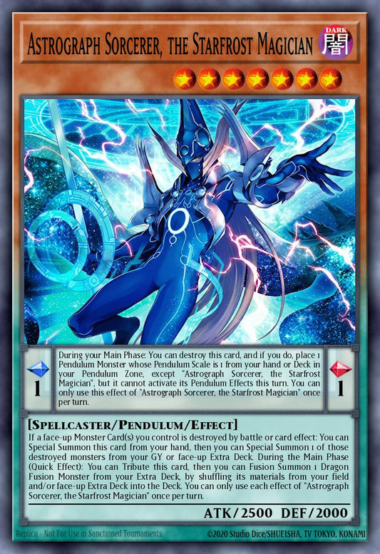 Astrograph Sorcerer, the Starfrost Magician - MAMO-EN015 - Ultra Rare