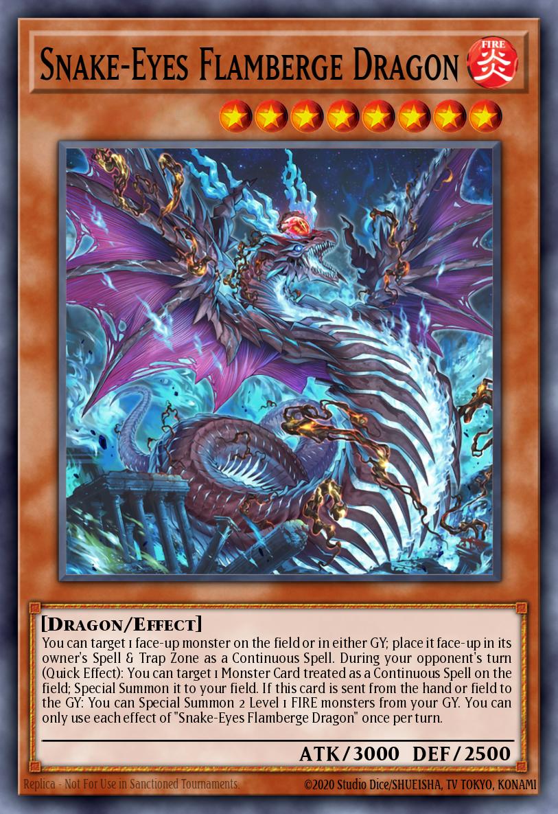 Snake-Eyes Flamberge Dragon - RA03-EN033 - Super Rare