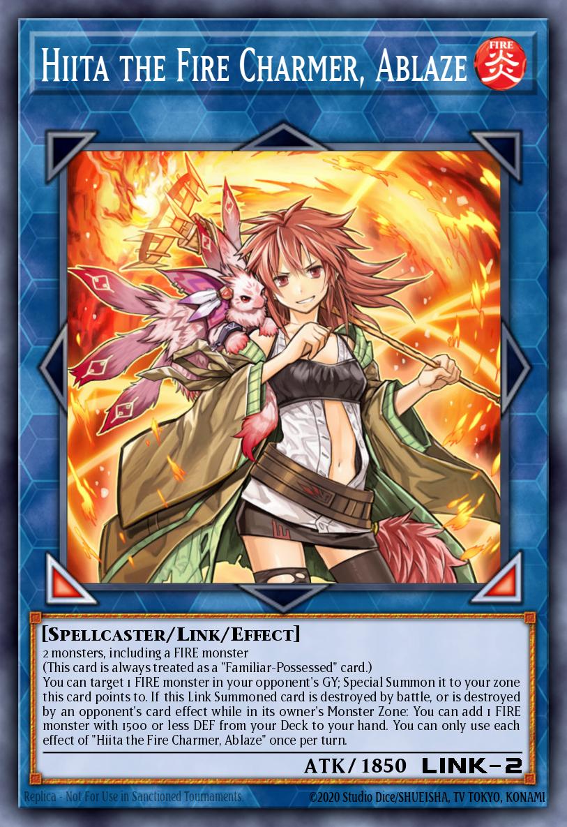 Hiita the Fire Charmer, Ablaze - RA04-EN074 - Ultra Rare