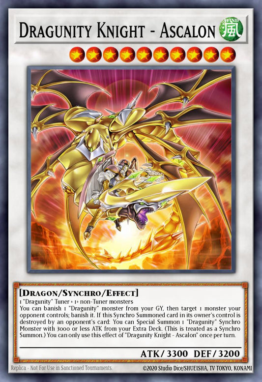 Dragunity Knight - Ascalon - BLGG-EN091 - Secret Rare
