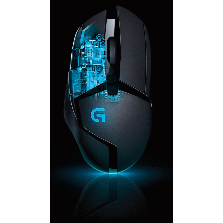 Logitech G402 Hyperion Fury Wired Gaming Mouse - Black - Image 4
