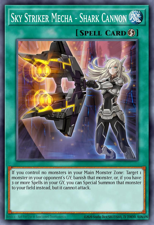 Sky Striker Mecha - Shark Cannon - Common