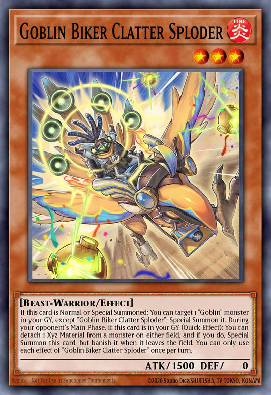 Goblin Biker Clatter Sploder - MP25-EN153 - Ultra Rare