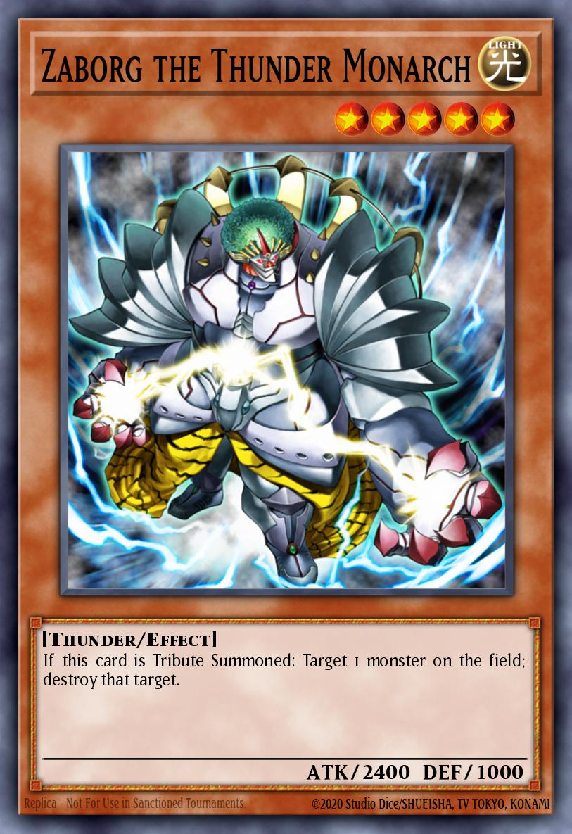 Zaborg the Thunder Monarch - RA04-EN125 - Platinum Secret Rare