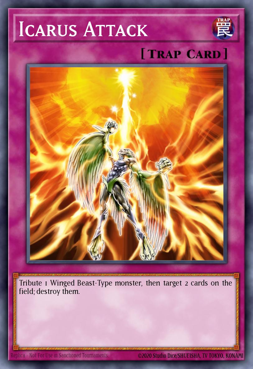 Icarus Attack - RA03-EN165 - Platinum Secret Rare