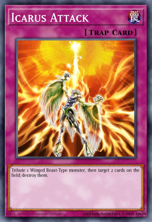Icarus Attack - RA03-EN165 - Platinum Secret Rare