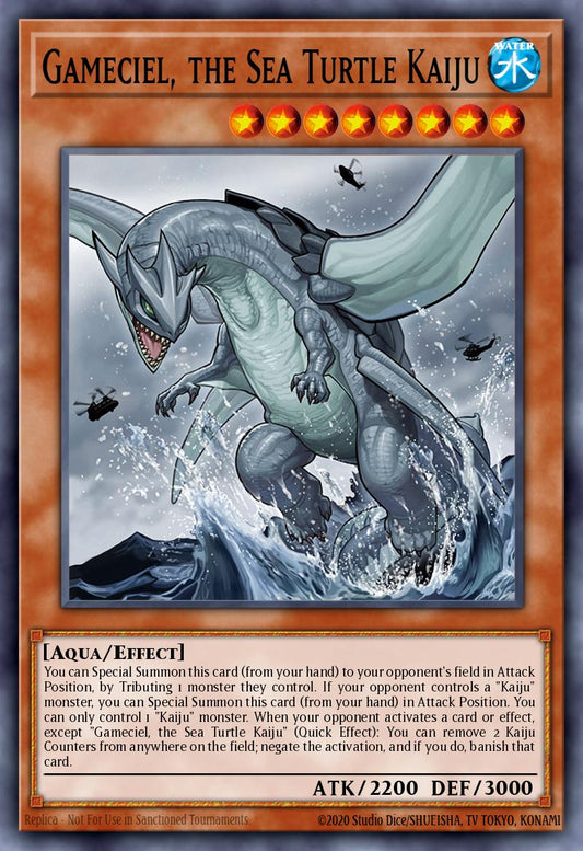Gameciel, the Sea Turtle Kaiju - MP25-EN028 - Starlight Rare