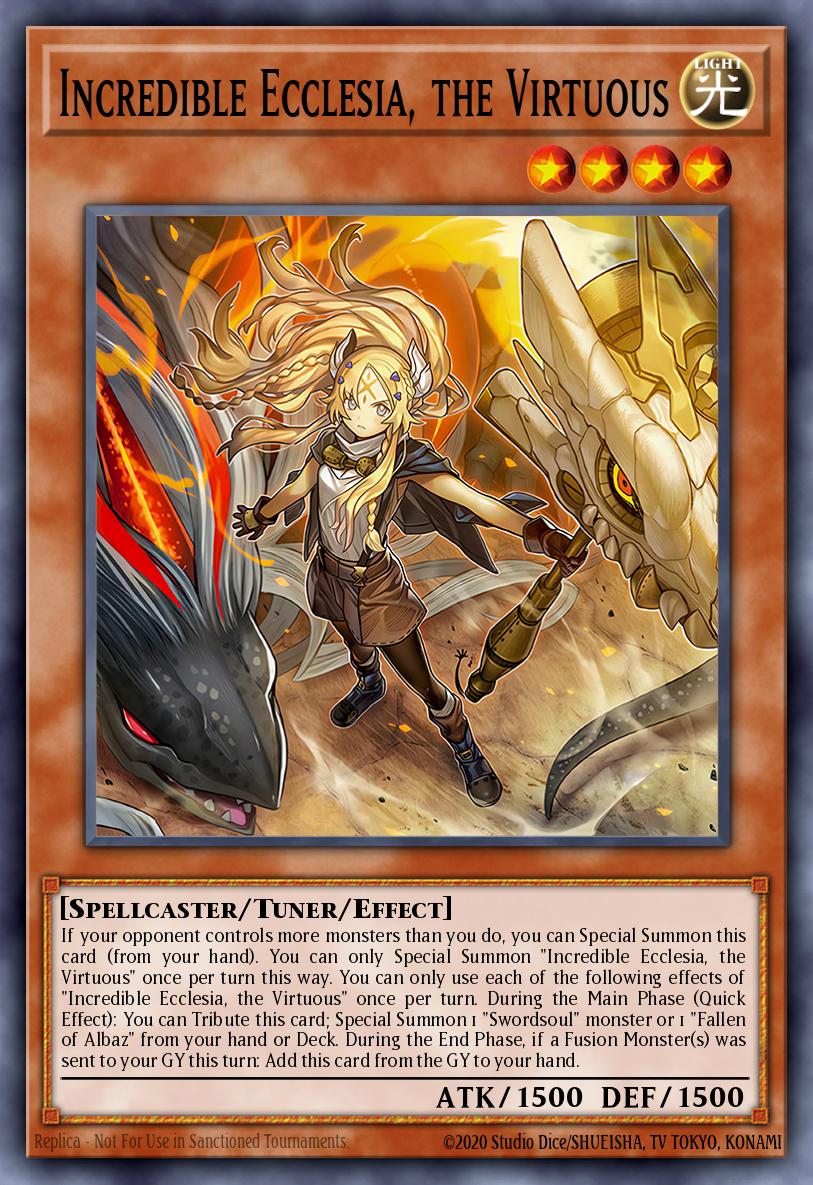 Incredible Ecclesia, the Virtuous - RA04-EN039 - Quarter Century Secret Rare