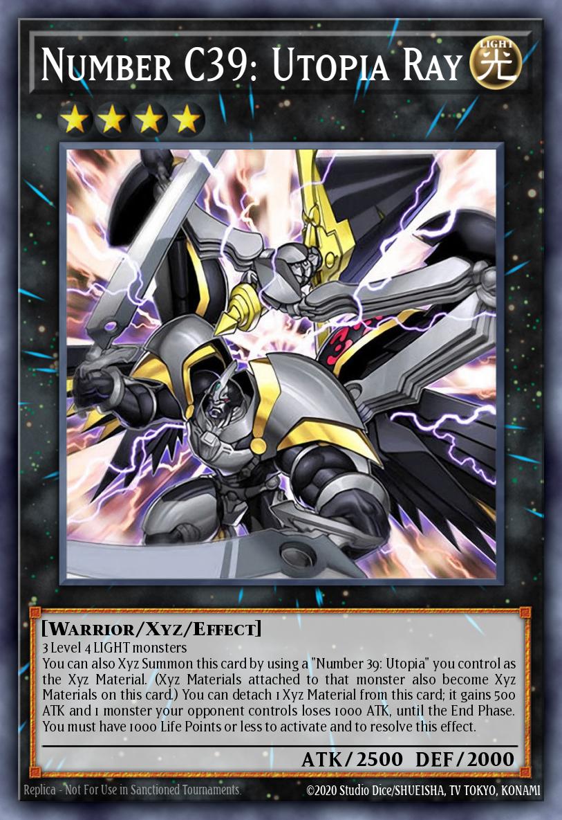 Number C39: Utopia Ray - RA04-EN174 - Platinum Secret Rare