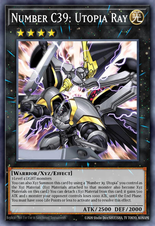 Number C39: Utopia Ray - RA04-EN174 - Platinum Secret Rare