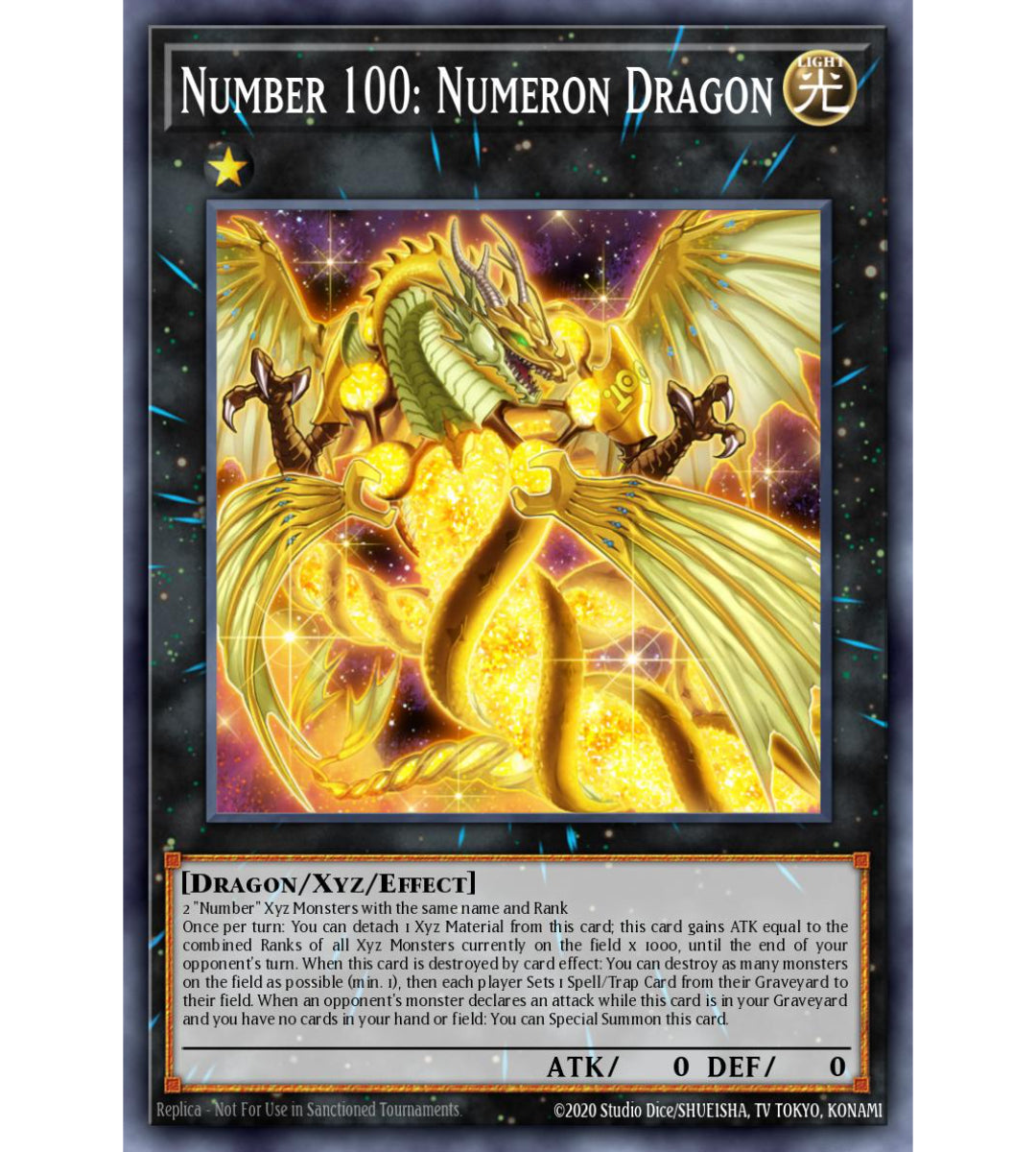 Number 100: Numeron Dragon - Super Rare - RA01-EN039
