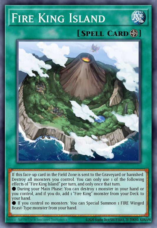Fire King Island - RA03-EN059 - Secret Rare