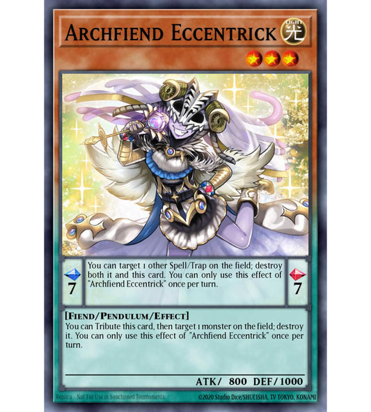 Archfiend Eccentrick Secret Rare RA04-EN017