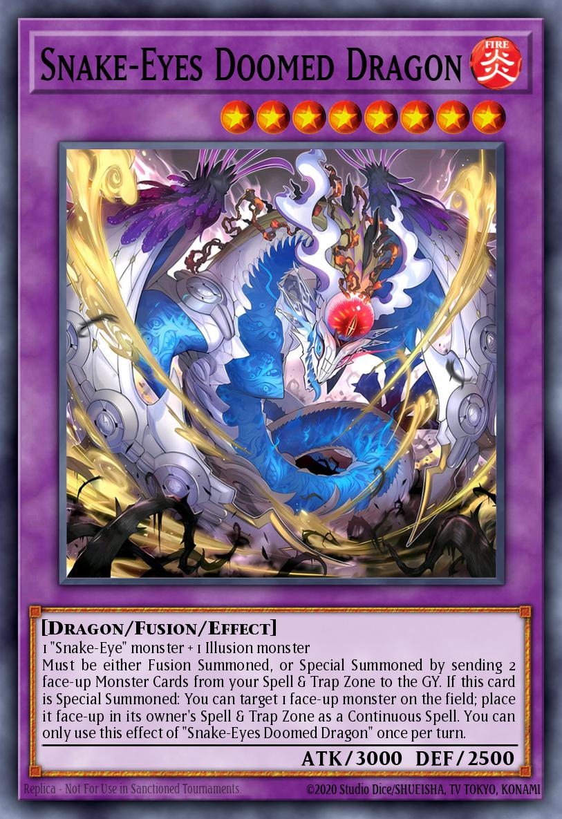 Snake-Eyes Doomed Dragon - RA05-EN039 - Starlight Rare