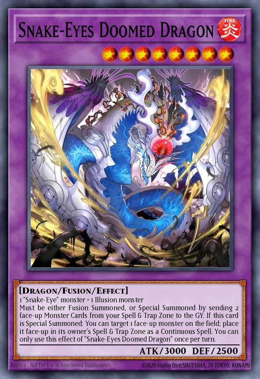 Snake-Eyes Doomed Dragon - RA05-EN039 - Super Rare