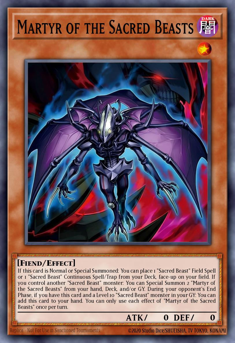 Martyr of the Sacred Beasts - CORI-EN009 - Super Rare